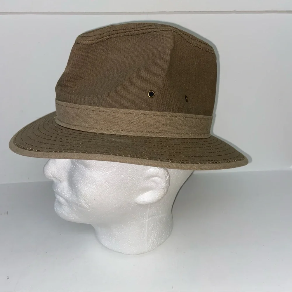 J Peterman Co Hat Mens Small Made In The USA Vintage Outback Safari Outdoors